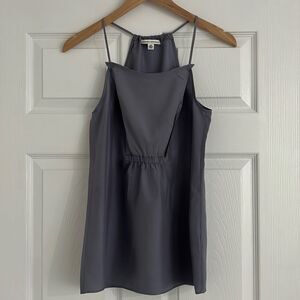 Banana Republic silk lavanda sleeveless purple top Sz XS